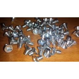 24x DELL POWEREDGE 2900 2950 F238F SAS SATA 3.5 CADDY SCREWS SILVER FLAT HEAD