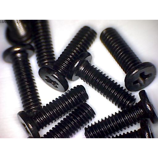 BEST VALUE PACK....14 SIZES....336 Laptop Screws 3mm 4mm 5mm 6mm 6.5mm 8mm 10mm 12mm 17mm 20mm Black Zinc Screw
